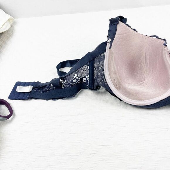 BUY 1 GET 1 FREE 40d lace country blue pink bra - Picture 7 of 11